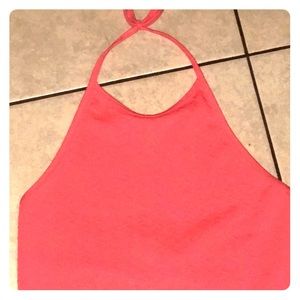 Pink/ peach crop top